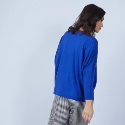 Maison Montagut Pull Manches Chauve-Souris En Laine Merinos - Boxe><noscript><img width=