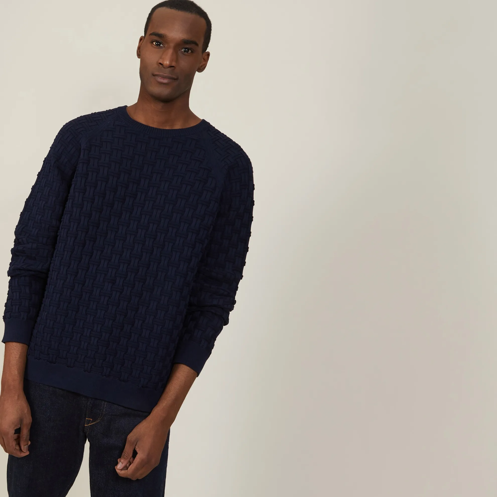 Maison Montagut Pull Manches Raglan En Coton Bio - Pepino>Homme Pulls