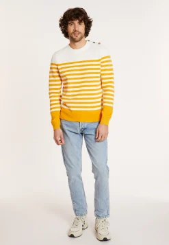 Maison Montagut Pull Mariniere En Coton - Dory><noscript><img width=