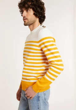 Maison Montagut Pull Mariniere En Coton - Dory><noscript><img width=