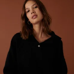 Maison Montagut Pull Oversize Boutonne En Mohair - Clea><noscript><img width=