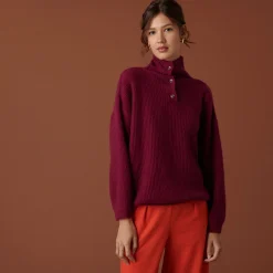 Maison Montagut Pull Oversize Boutonne En Mohair - Clea><noscript><img width=