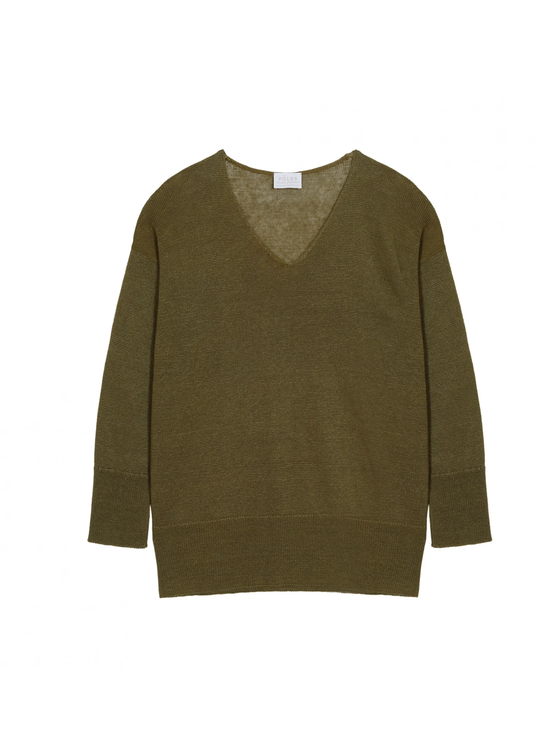 Maison Montagut Pull Oversize Col V En Lin - Tiphaine>Femme Pulls