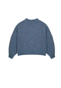 Maison Montagut Pull Ras De Cou Chine En Laine Melangee - Laetitia><noscript><img width=