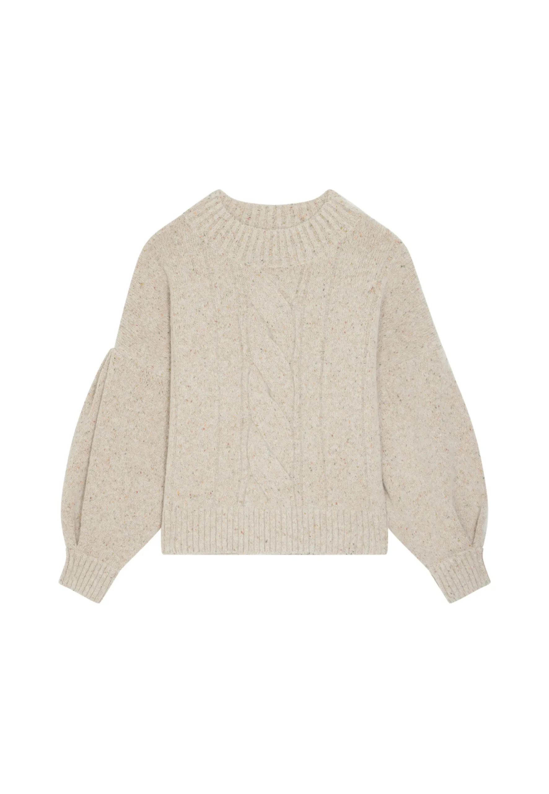 Maison Montagut Pull Ras De Cou Chine En Laine Melangee - Laetitia>Femme Pulls