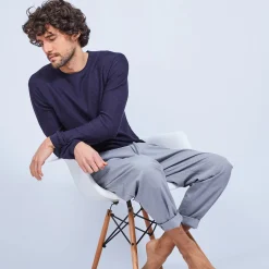 Maison Montagut Pull Ras Du Cou En Coton Cachemire - Hizoka><noscript><img width=