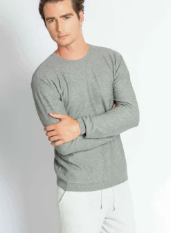 Maison Montagut Pull Ras Du Cou En Coton Cachemire - Hizoka><noscript><img width=