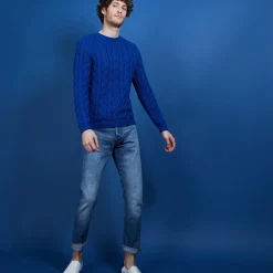 Maison Montagut Pull Torsade En Coton - Dublin><noscript><img width=