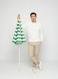 Maison Montagut Pull Torsade En Coton Bio - Ridwane><noscript><img width=