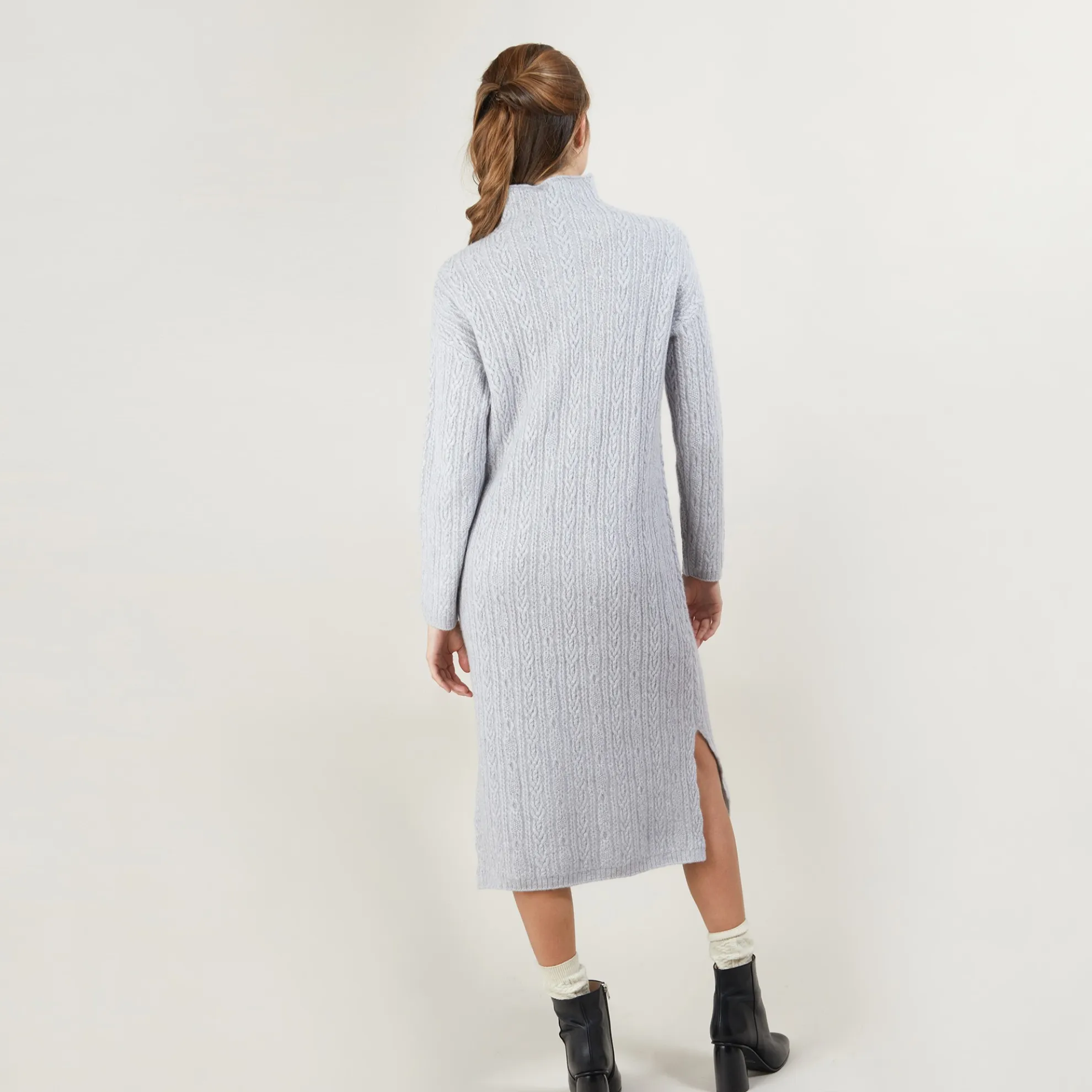 Maison Montagut Robe En Cachemire 4 Fils A Mailles Torsadees - Gisele>Femme Robes