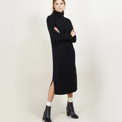 Maison Montagut Robe En Cachemire 4 Fils A Mailles Torsadees - Gisele><noscript><img width=