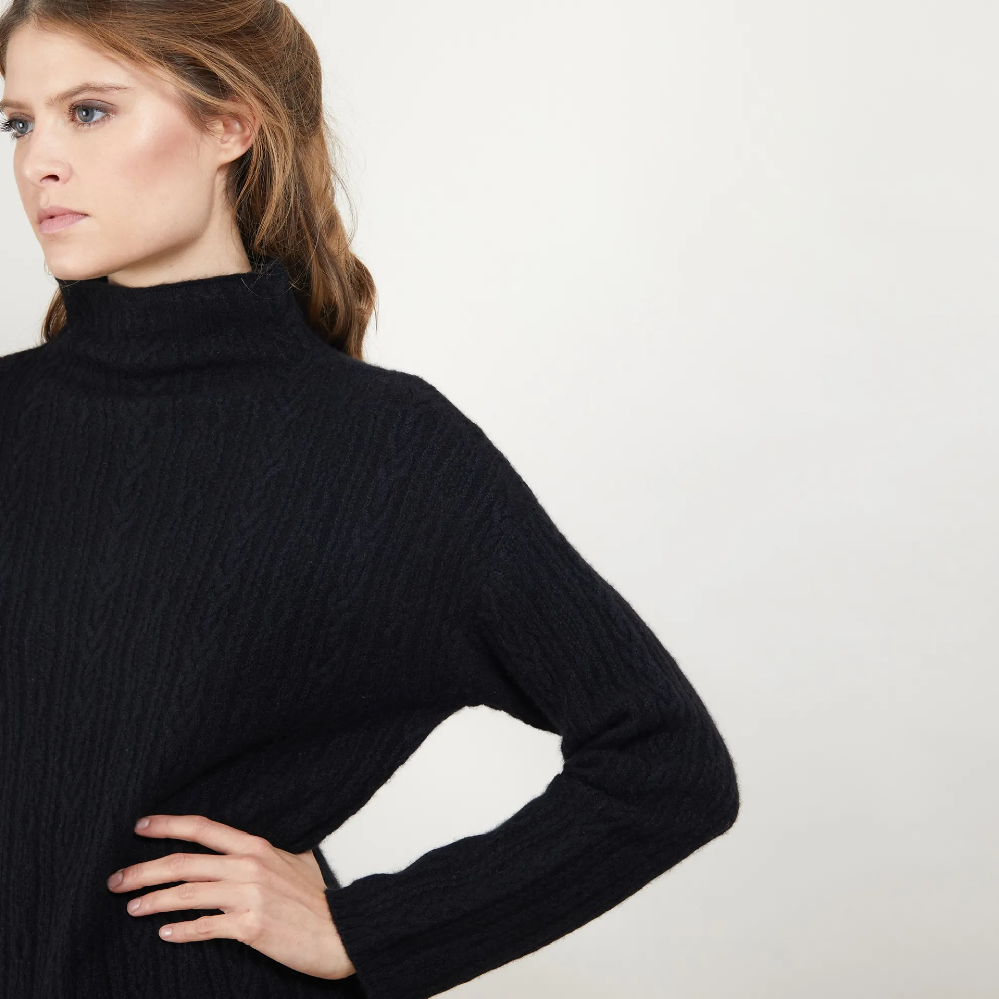 Maison Montagut Robe En Cachemire 4 Fils A Mailles Torsadees - Gisele>Femme Robes