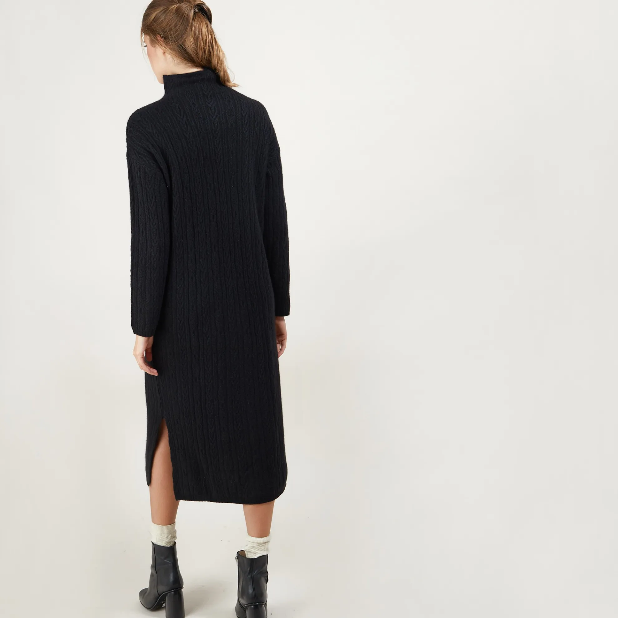 Maison Montagut Robe En Cachemire 4 Fils A Mailles Torsadees - Gisele>Femme Robes