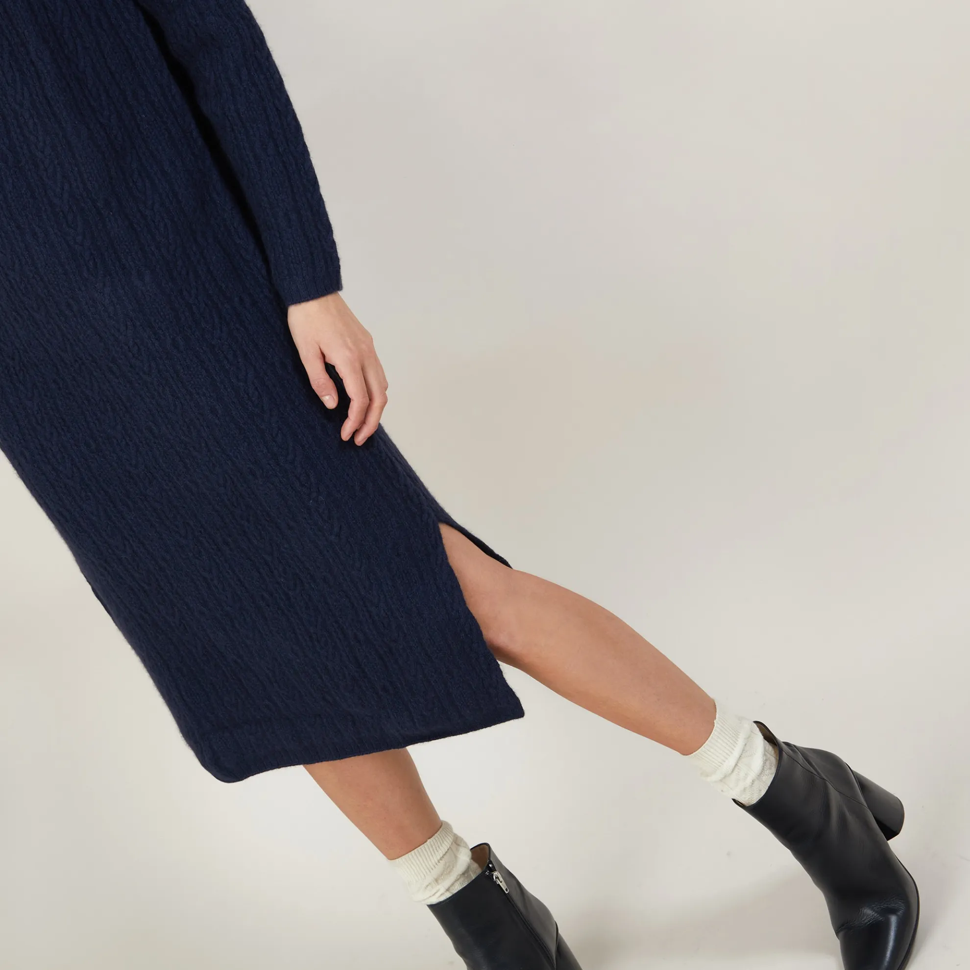 Maison Montagut Robe En Cachemire 4 Fils A Mailles Torsadees - Gisele>Femme Robes