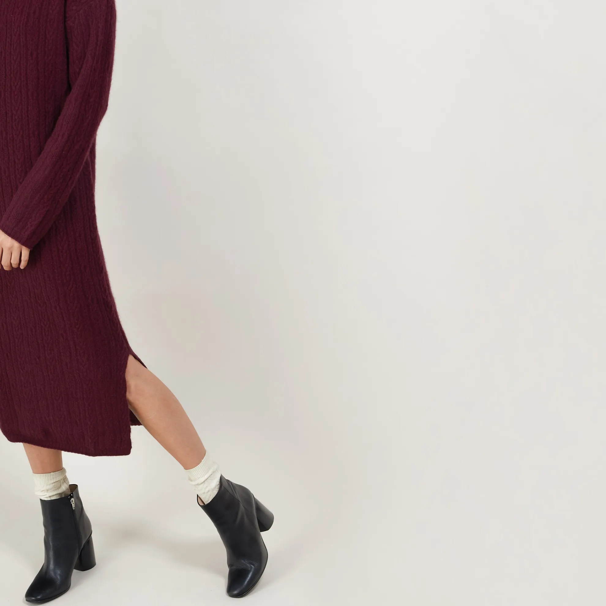 Maison Montagut Robe En Cachemire 4 Fils A Mailles Torsadees - Gisele>Femme Robes