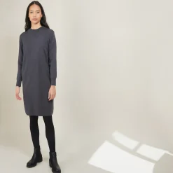 Maison Montagut Robe En Laine Boutons Epaule - Frankie><noscript><img width=