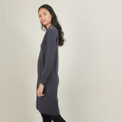 Maison Montagut Robe En Laine Boutons Epaule - Frankie><noscript><img width=