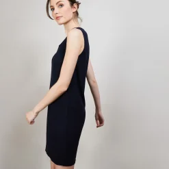 Maison Montagut Robe Longue En Lin Flamme - Bardot><noscript><img width=