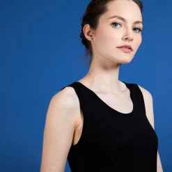 Maison Montagut Robe Longue En Lin Flamme - Bardot><noscript><img width=