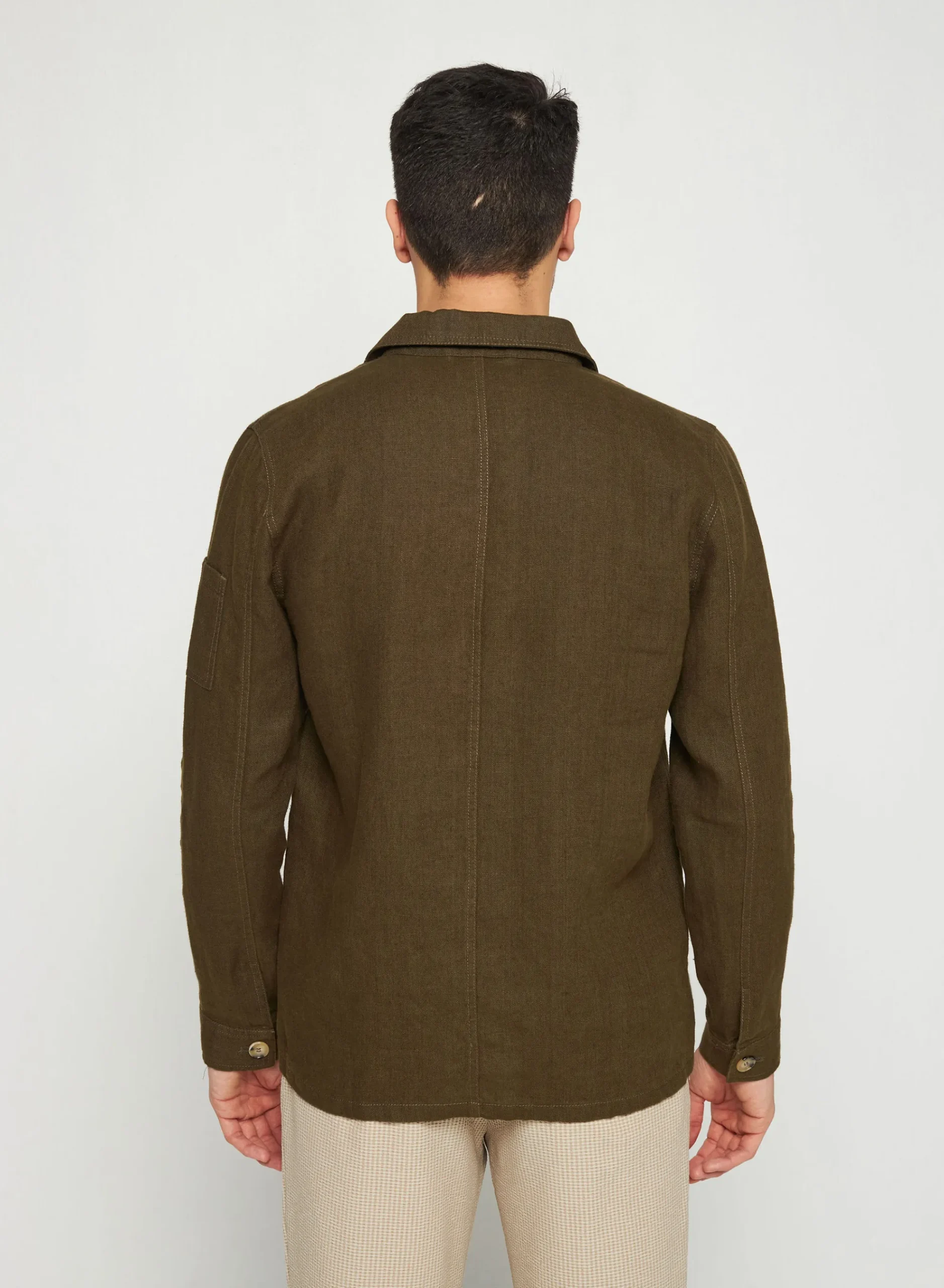 Maison Montagut Surchemise Casual En Lin - Rodrigue>Homme Chemises