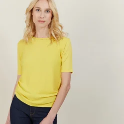 Maison Montagut Top Femme En Laine Et Soie - Alex><noscript><img width=