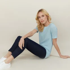 Maison Montagut Top Femme En Laine Et Soie - Alex><noscript><img width=