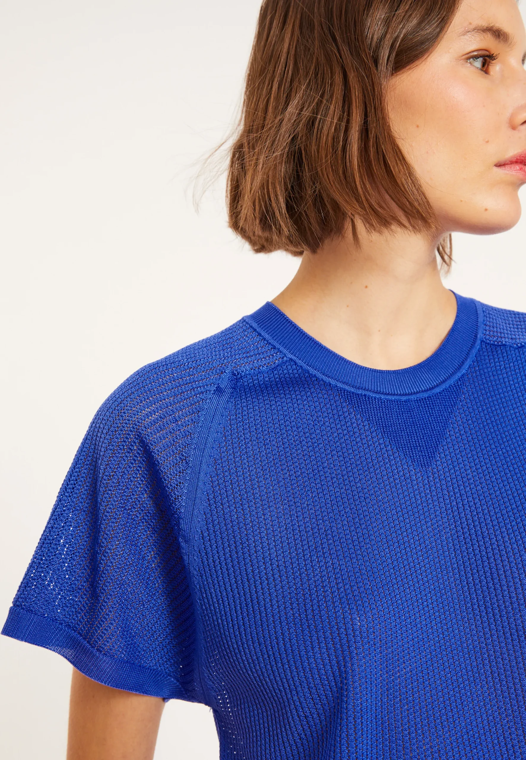 Maison Montagut T-Shirt A Cotes En Fil Lumiere - Malory>Femme T-Shirts