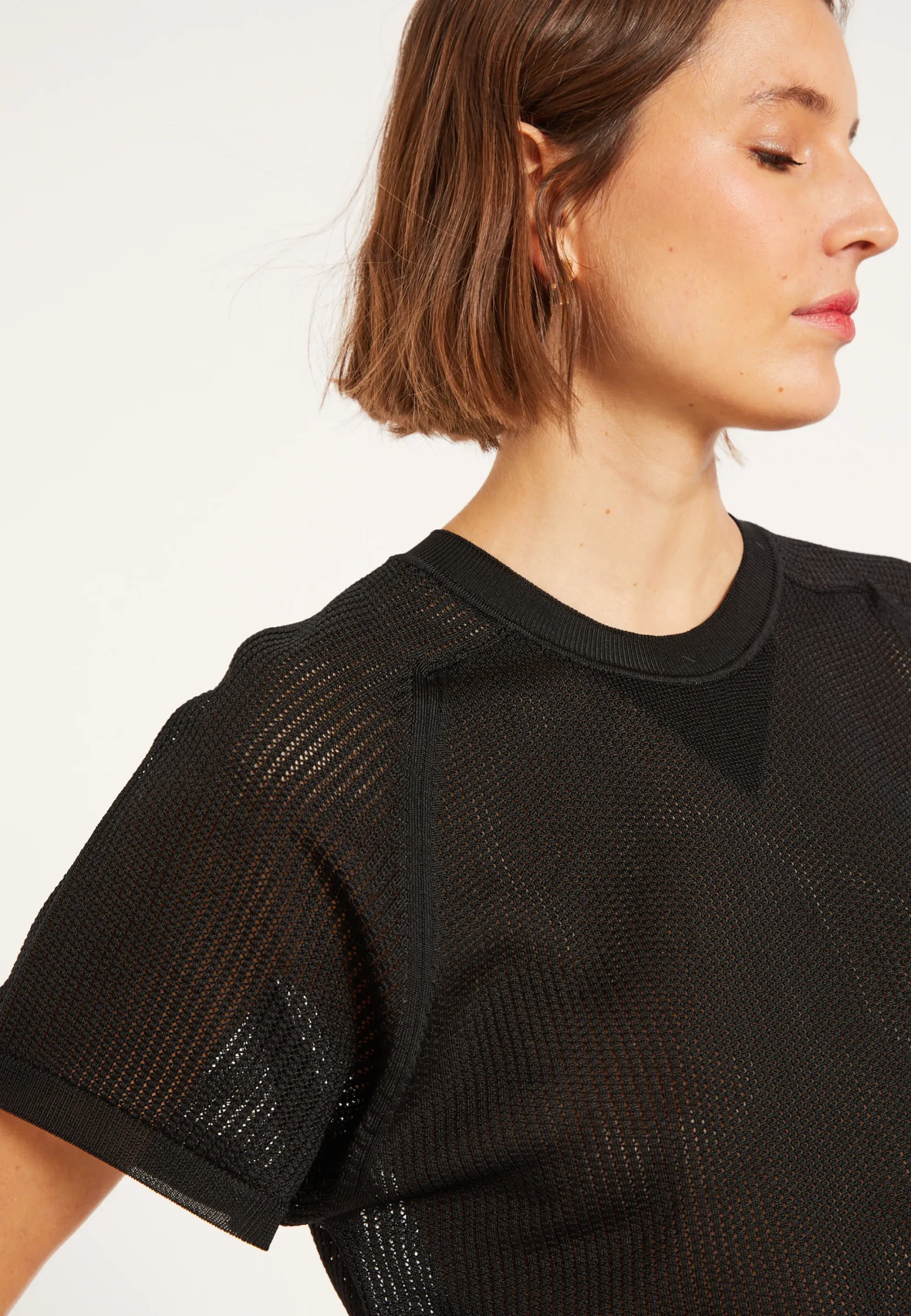 Maison Montagut T-Shirt A Cotes En Fil Lumiere - Malory>Femme T-Shirts