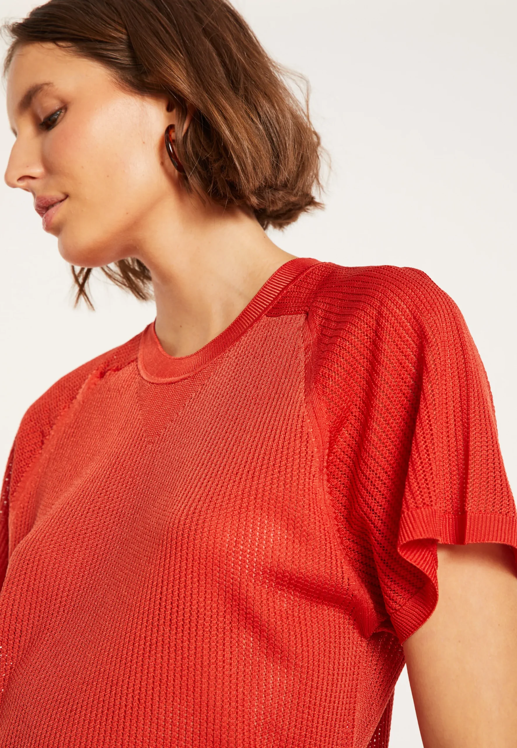 Maison Montagut T-Shirt A Cotes En Fil Lumiere - Malory>Femme T-Shirts