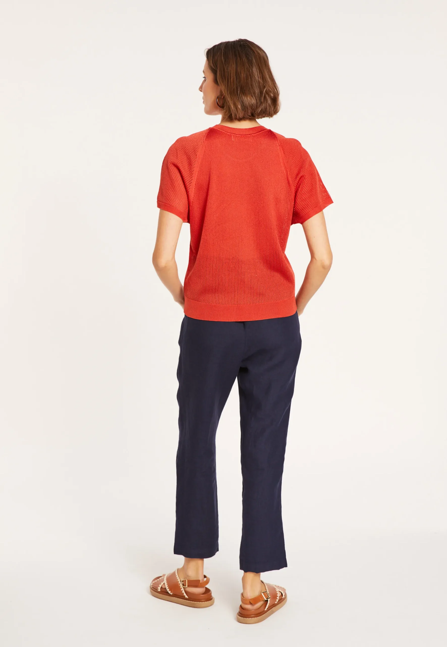 Maison Montagut T-Shirt A Cotes En Fil Lumiere - Malory>Femme T-Shirts