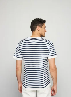 Maison Montagut T-Shirt A Rayures En Coton Bio - Rime><noscript><img width=