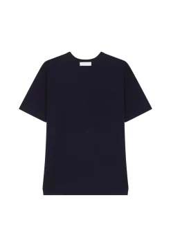 Maison Montagut T-Shirt Ample Avec Poche En Laine Merinos - Florentin><noscript><img width=