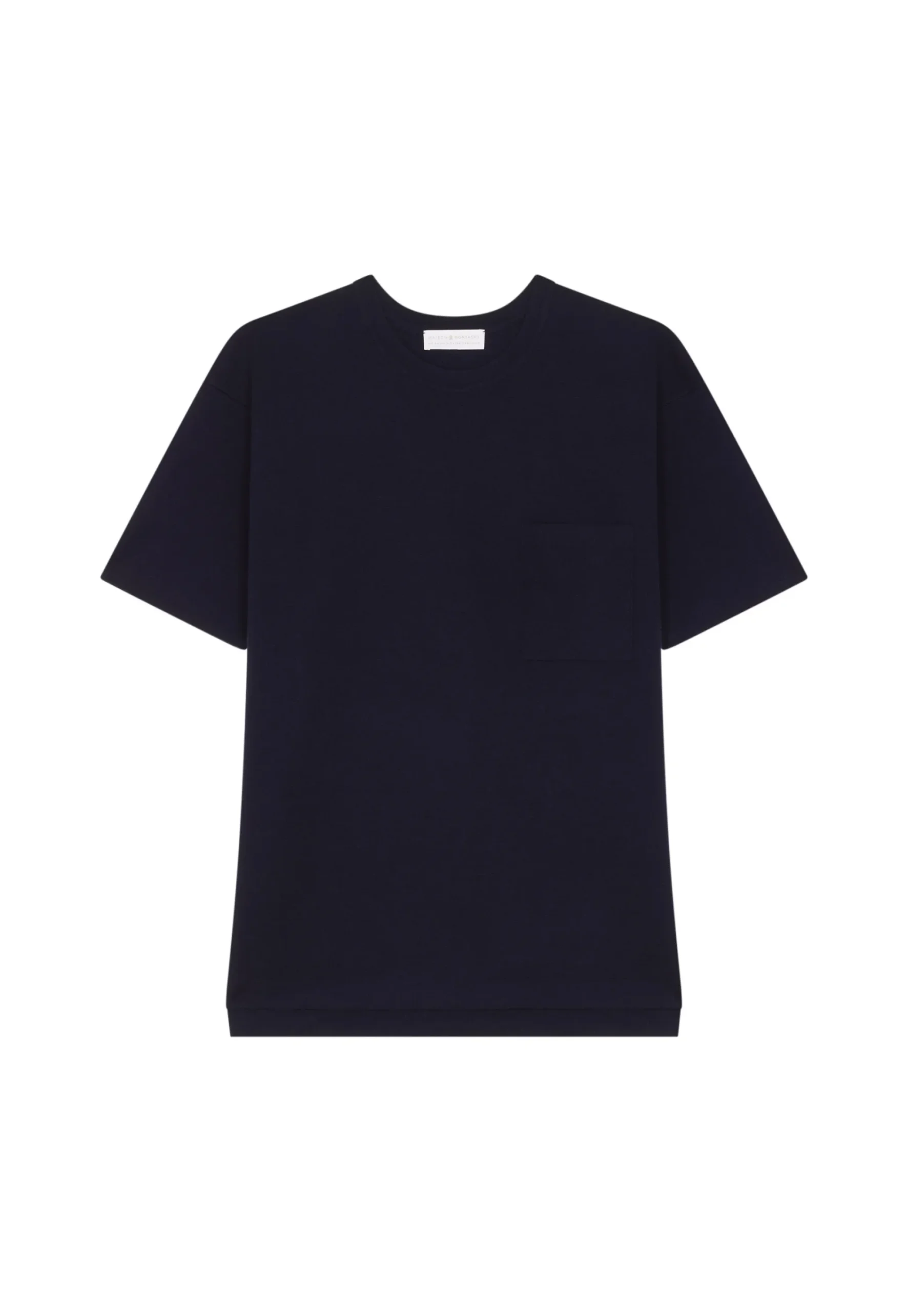 Maison Montagut T-Shirt Ample Avec Poche En Laine Merinos - Florentin>Homme T-Shirts