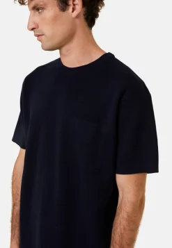 Maison Montagut T-Shirt Ample Avec Poche En Laine Merinos - Florentin><noscript><img width=