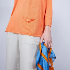 Maison Montagut T-Shirt Ample Col V - Malou><noscript><img width=