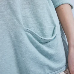 Maison Montagut T-Shirt Ample Col V - Malou><noscript><img width=