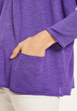 Maison Montagut T-Shirt Ample En Lin Flamme - Balou><noscript><img width=