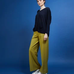 Maison Montagut T-Shirt Ample En Lin Flamme - Balou><noscript><img width=