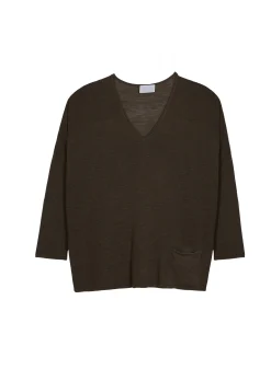 Maison Montagut T-Shirt Ample En Lin Flamme - Balou><noscript><img width=