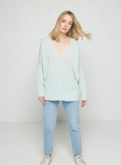 Maison Montagut T-Shirt Ample En Lin Flamme - Balou><noscript><img width=