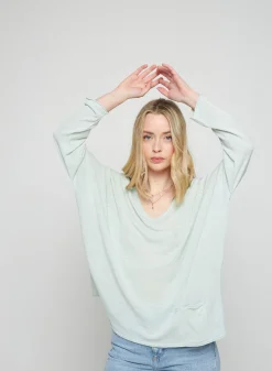 Maison Montagut T-Shirt Ample En Lin Flamme - Balou><noscript><img width=