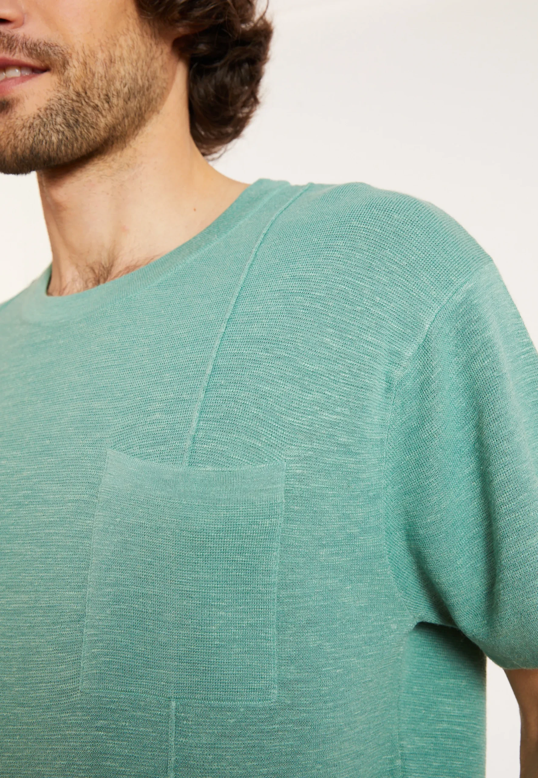 Maison Montagut T-Shirt Ample En Lin Flamme - Deon>Homme T-Shirts