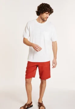 Maison Montagut T-Shirt Ample En Lin Flamme - Deon><noscript><img width=