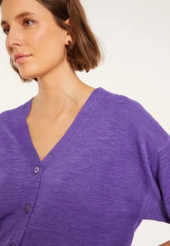 Maison Montagut T-Shirt Boutonne En Lin Flamme - Maddie><noscript><img width=