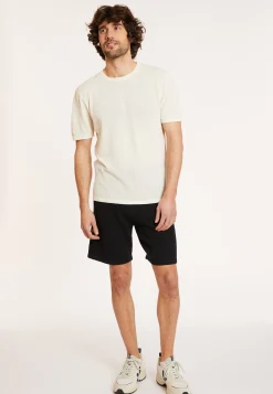 Maison Montagut T-Shirt Col Rond En Coton Brosse - Don><noscript><img width=