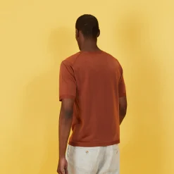 Maison Montagut T-Shirt Col Rond En Fil Lumiere - Bocca><noscript><img width=