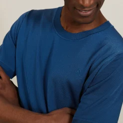 Maison Montagut T-Shirt Col Rond En Fil Lumiere - Bocca><noscript><img width=