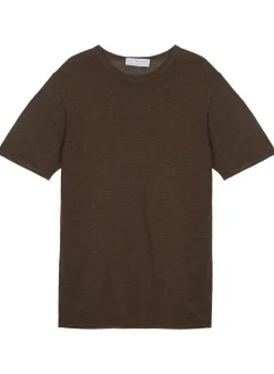 Maison Montagut T-Shirt Col Rond En Lin Flamme - Renaud><noscript><img width=