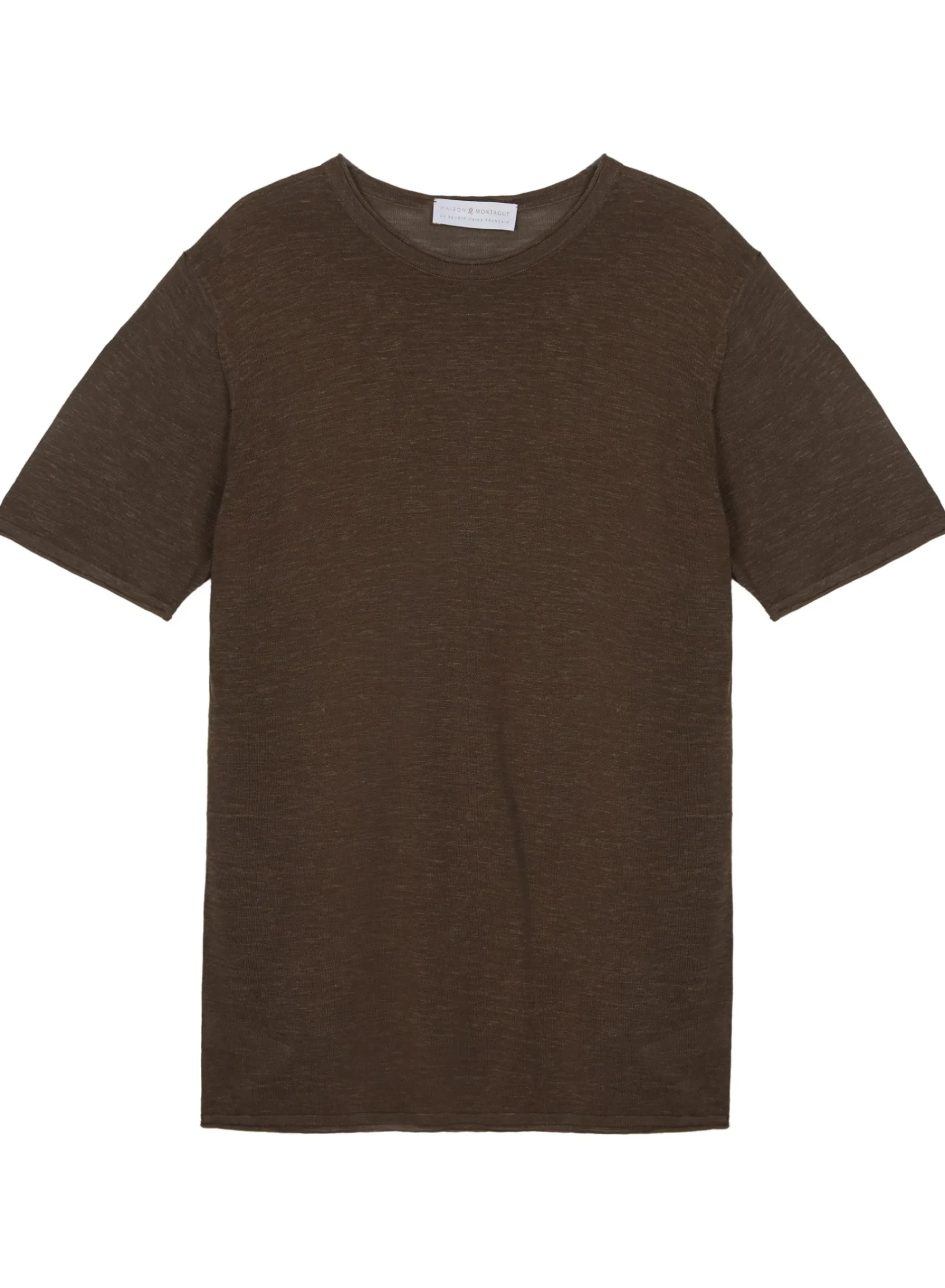 Maison Montagut T-Shirt Col Rond En Lin Flamme - Renaud>Homme T-Shirts