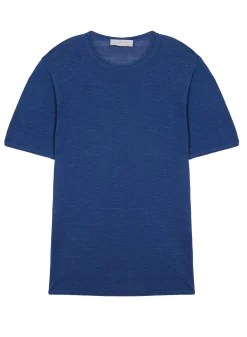 Maison Montagut T-Shirt Col Rond En Lin Flamme - Renaud><noscript><img width=